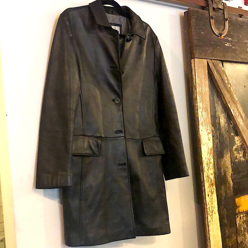 Early 2000s vintage Nine West car coat style jacket knee(ish) length beautiful